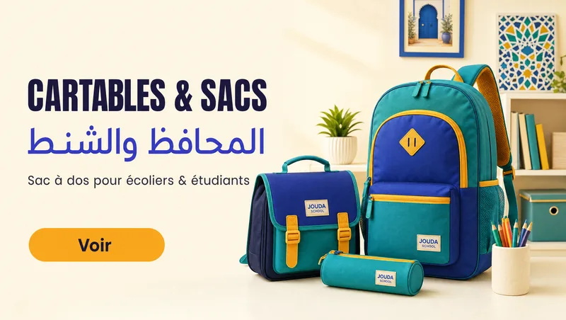 Cartables et sacs à dos pour écoliers et étudiants