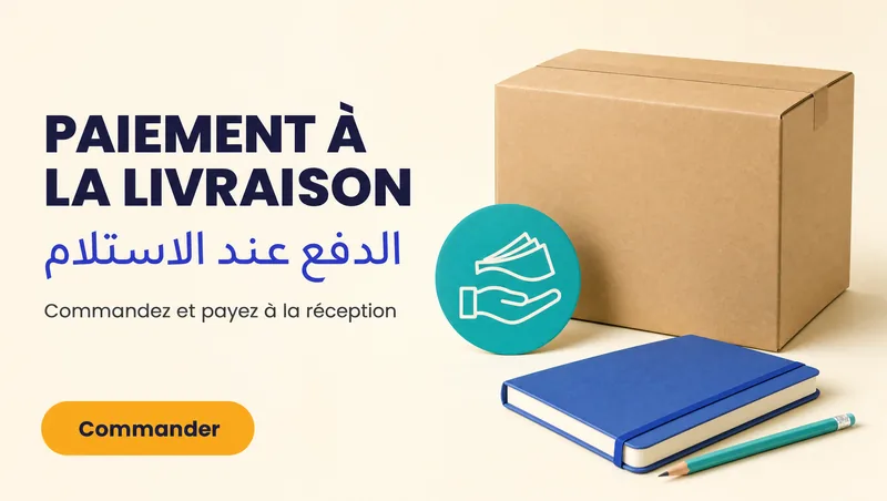 Paiement à la livraison : vous payez à la réception du pack